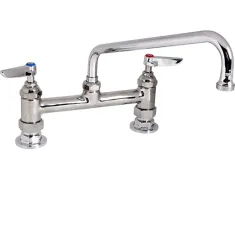 T&S BRASS - B-0220-061X - FAUCET,8"DECK, 10"SPT,LEADFREE