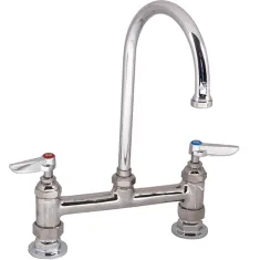T&S BRASS - B-0320 - FAUCET,8"DECK, GSNK,LEADFREE
