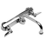 T&S BRASS - B-1128 - FAUCET 8" CTR WALL 12" NOZ