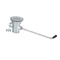 T&S BRASS - B-3942 - WASTE DRAIN VALVE, TWIST, 3" X 2"