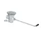 T&S BRASS - B-3942 - WASTE DRAIN VALVE, TWIST, 3" X 2"