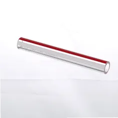 28-1465 - TUBE, GLASS-RED & WHITE STRIPE