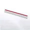 28-1465 - TUBE, GLASS-RED & WHITE STRIPE