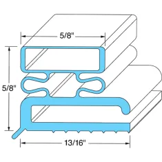74-1052 - DOOR GASKET 6 7/8" X 23 3/8"