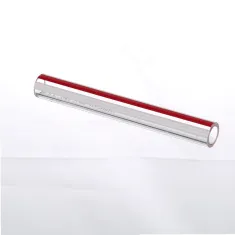 28-1465 - TUBE, GLASS-RED & WHITE STRIPE