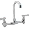 107-1096 - FAUCET,8"WALL, GSNK,LEADFREE