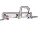 T&S BRASS - B-1125 - FAUCET,8"WALL, 6"SPT,LEADFREE