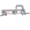 T&S BRASS - B-1125 - FAUCET,8"WALL, 6"SPT,LEADFREE