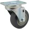 120-1015 - CASTER,PLATE, 3-1/2", GRY