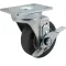 120-1016 - CASTER,PLATE, 3-1/2"W/BRK,GRY