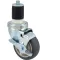 120-1036 - CASTER,STEM, 3-1/2",W/BRK,GRY