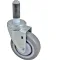 120-1136 - CASTER,STEM (5"OD, SWVL, GRAY)