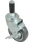 120-1045 - CASTER,STEM, 4", W/BRK, GRY