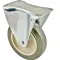 120-1056 - CASTER,PLATE, 4", RGD, GRY