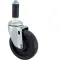 120-1058 - CASTER,STEM (4"OD,SWVL,BLACK)
