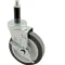 120-1125 - CASTER,STEM, 5",W/BRK, GRY