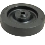 120-1096 - WHEEL, 5", 3/8"ID,W/BSH,BLK