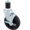 120-1135 - CASTER,STEM(5"OD,W/BRAKE BLACK