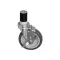 120-1137 - CASTER,STEM, 5", W/BRK, GRY