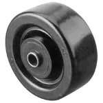 120-1179 - WHEEL, 3", 3/8"ID,W/BUSHING,BLK