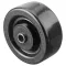 120-1179 - WHEEL, 3", 3/8"ID,W/BUSHING,BLK