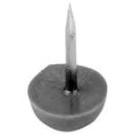 121-1038 - GLIDE,NAIL ON, PLST,1/2"DIA
