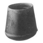 121-1142 - TIP,CRUTCH, F/ 1-1/4"TUBE,BLK