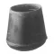 121-1142 - TIP,CRUTCH, F/ 1-1/4"TUBE,BLK