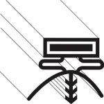 1271251 - 35 1/2 in x 79 1/4 in 3-Sided Door Gasket