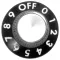 LINCOLN - 12919SP - KNOB 1-1/8 D, OFF-0-9