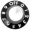 LINCOLN - 12919SP - KNOB 1-1/8 D, OFF-0-9