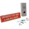 134-1189 - ALARM,DOOR EXIT, STEEL GRAY