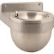 141-1120 - ASH TRAY, 7.75"DIA,WALL MT,S/S