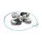 GROEN - 146354 - CASTERS (4 EACH:  2 LOCK ING, 2 NON-LOCKING)