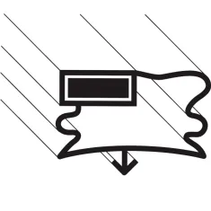1481119 - 24 3/4 in x 12 3/4 in Door Gasket
