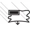 1481119 - 24 3/4 in x 12 3/4 in Door Gasket