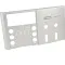 136-1105 - PANEL,FRONT SILVER TOP