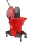 159-1100 - BUCKET,MOP, RED,W/GRN WRINGR