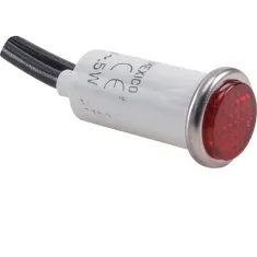 149-1024 - SIGNAL LIGHT 1/2" RED 125V