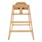 186305 - Unassembled Natural Finish Wood High Chair