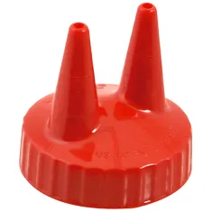 VOLLRATH - 2200-02 - KETCHUP LID -  DOUBLE TIP, RED