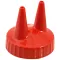 VOLLRATH - 2200-02 - KETCHUP LID -  DOUBLE TIP, RED