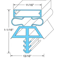 74-1073 - DOOR GASKET 36 1/4" X 78"