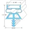74-1073 - DOOR GASKET 36 1/4" X 78"