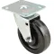 232-1126 - CASTER,PLATE 5"OD,SWVL,B LACK W/O BRAKE