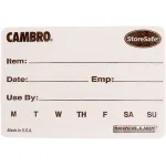 CAM23SL Cambro - Food Rotation Labels | Roll of 100