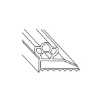 25304 - 20 3/4 in x 55 3/4 in Door Gasket