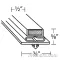 25418 - 25 3/4 in x 54 1/2 in Door Gasket