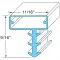 74-1445 - DOOR GASKET -  36-1/4" X 79"