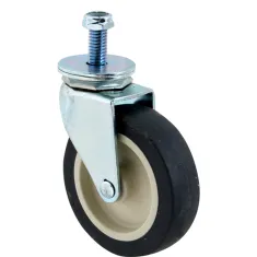 262-1008 - CASTER,SWIVEL, 3/8-16THD,GRAY